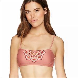 Mae Embroidered Bikini, Top & Bottoms. Brand New.